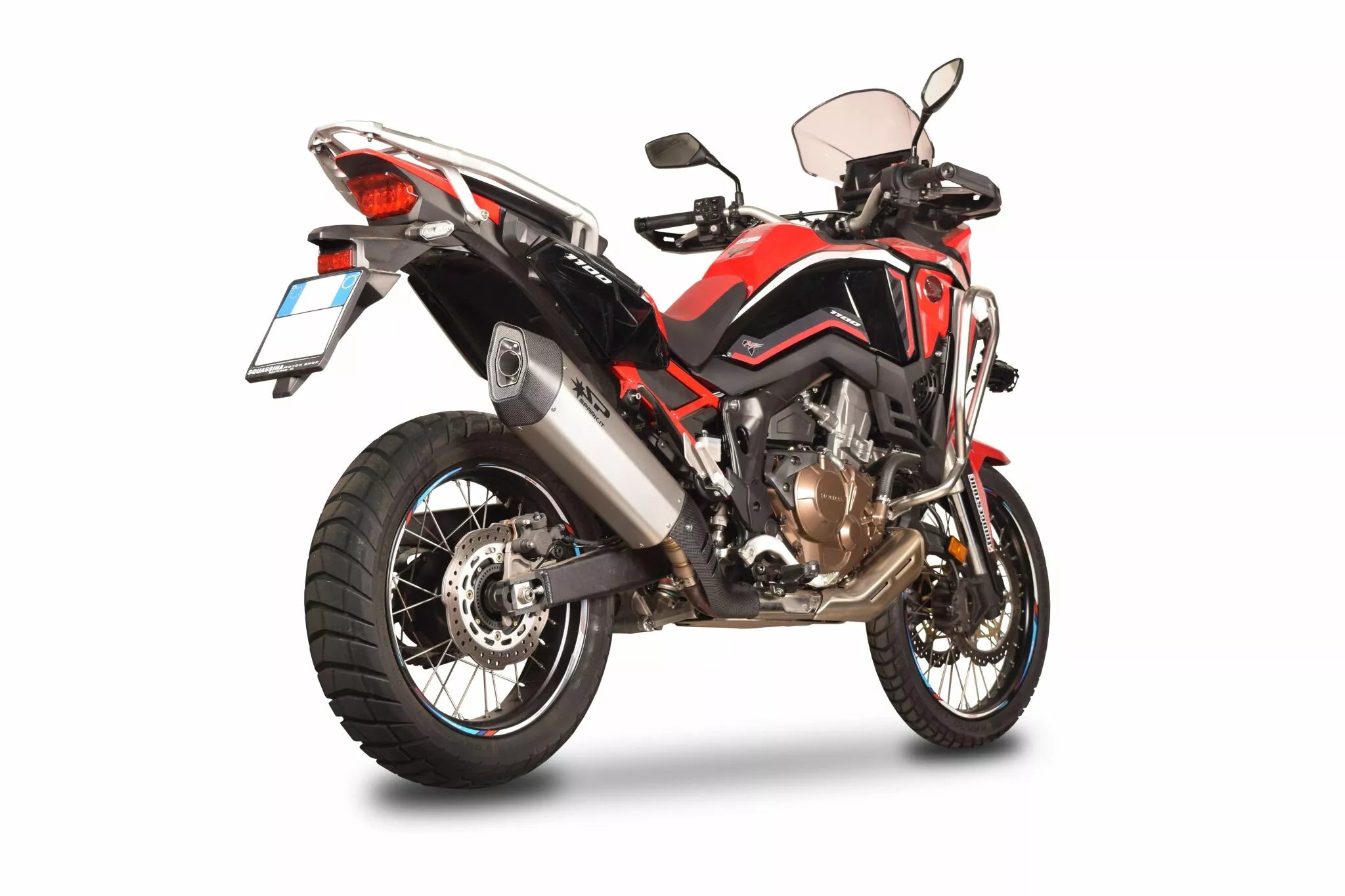Silenciador Slip-On Fighter Para Honda CRF1100L Africa Twin Y Adventure Sport 20-24