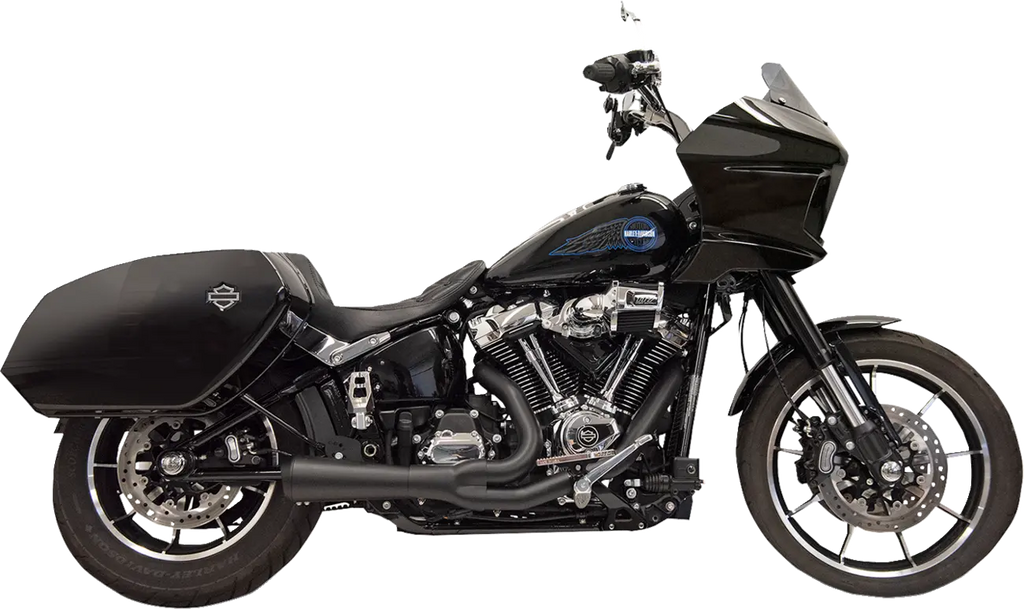 Sistema De Escape Ripper 2 En 1 Negro Para Harley Davidson SFTL 21-25
