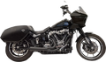 Sistema De Escape Ripper 2 En 1 Negro Para Harley Davidson SFTL 21-25