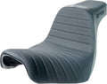 2Up Highnoon Seat Vinyl Logo Black For Harley Davidson Softail