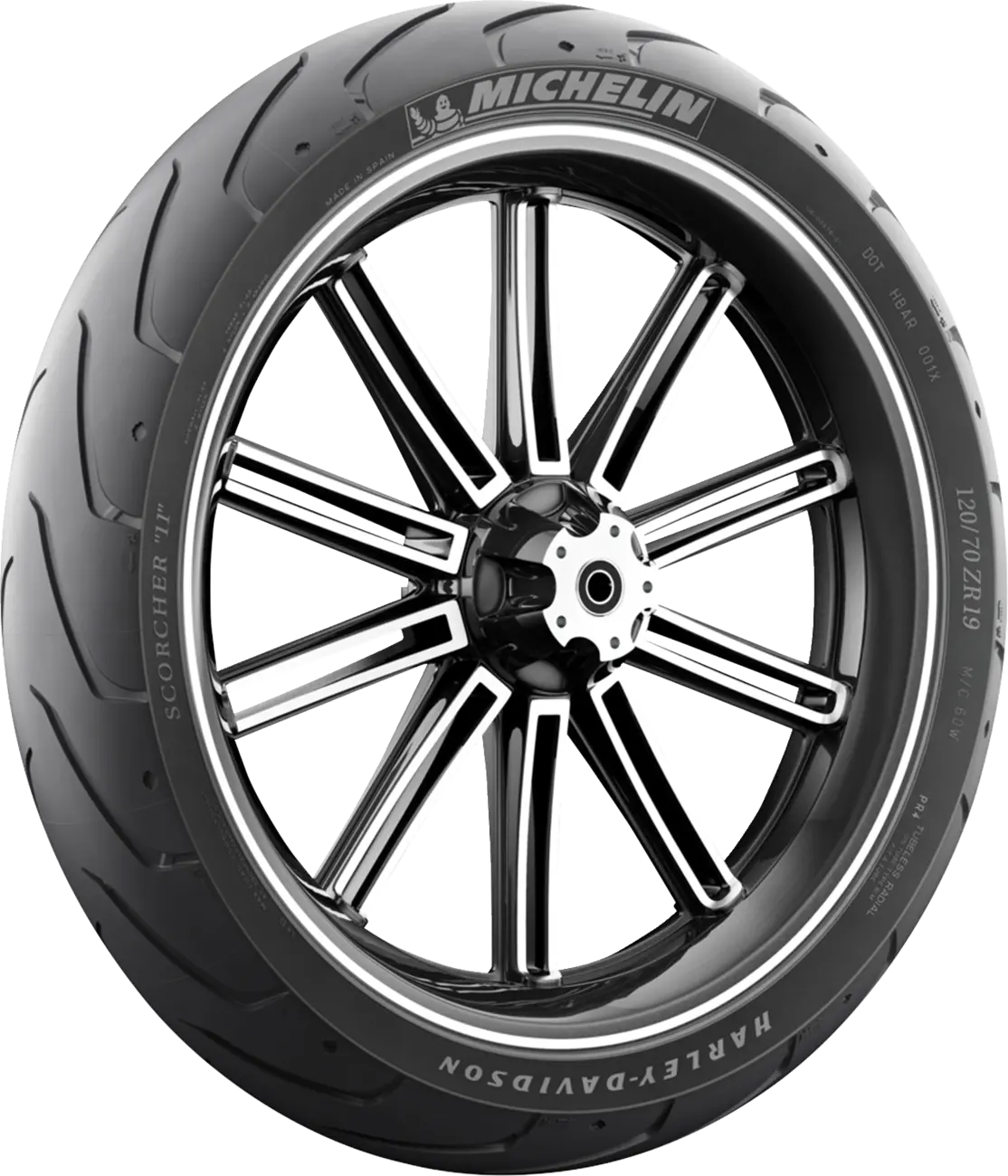 Scorcher 11 SCHR11 F 130/60B21 63H TL Front Tire for Harley Davidson