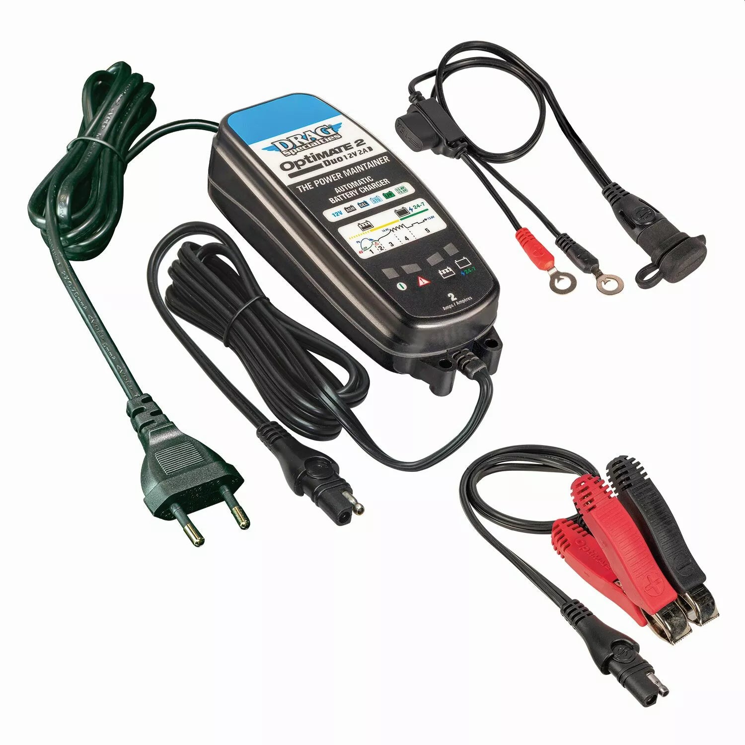 Cargador De Batería Optimate™ 2 Duo Serie Bronze Para Harley Davidson