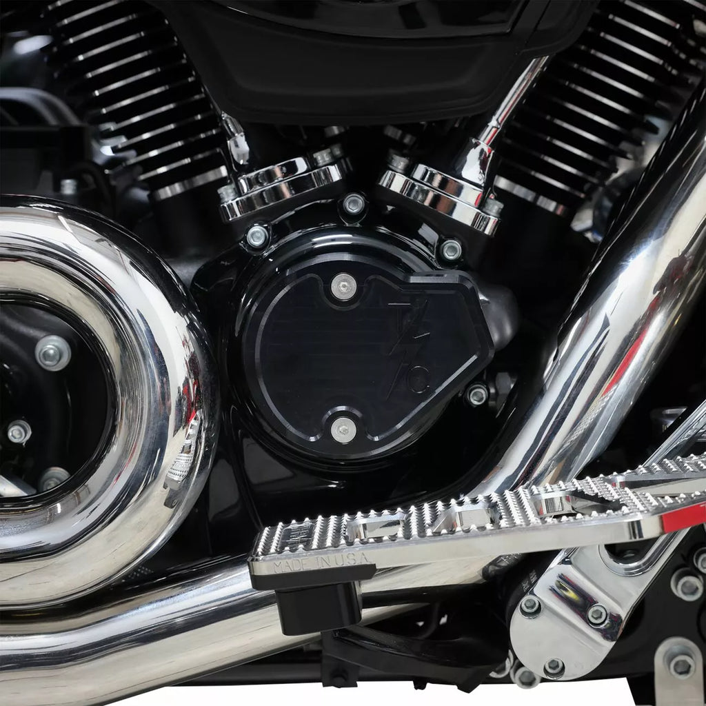 Gen 2 M8 Black Camshaft Cover for Harley-Davidson FLHX/FLHXST, FLTRX/FLTRXSTSE