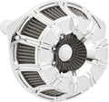 Kit filtro de aire Inverted Series 10 Gauge cromado para Harley Davidson - FLTR/FLHX 23-25
