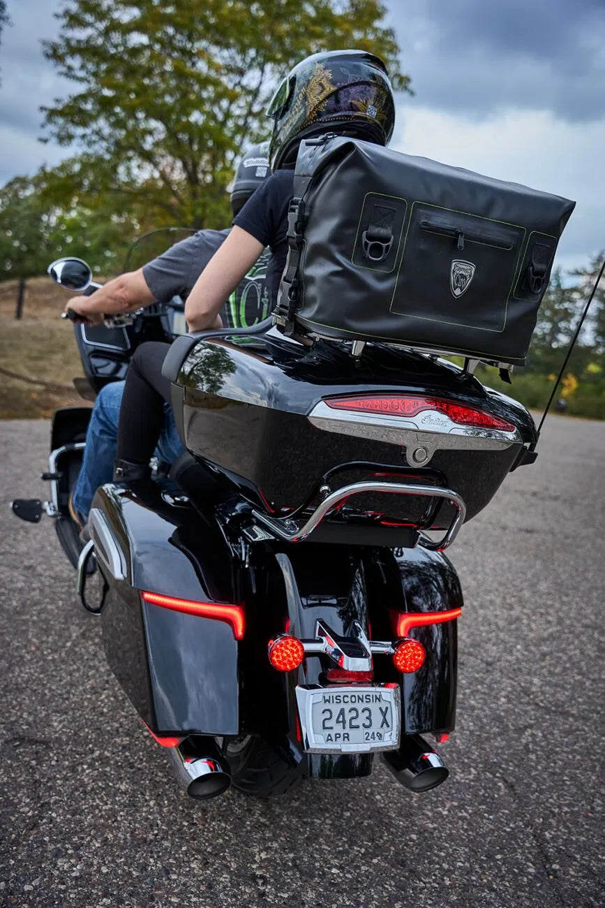 Luces para alforjas Led Machete™ lentes rojas para Indian