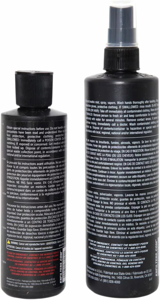 K&amp;N Washable Air Filter Maintenance Kit with Cleaner and Oil