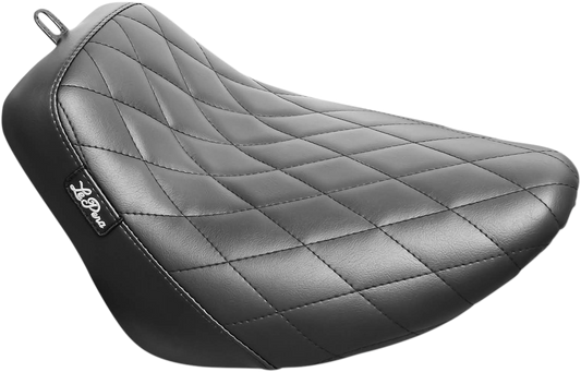 Asiento Bare Bones Biker Gel Con Puntada De Diamante Para Harley Davidson