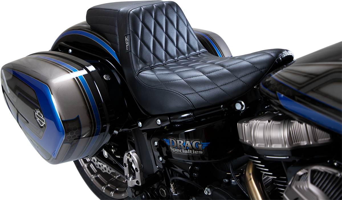 Asiento De Gel Kick Flip Biker Diamond Para Harley Davidson