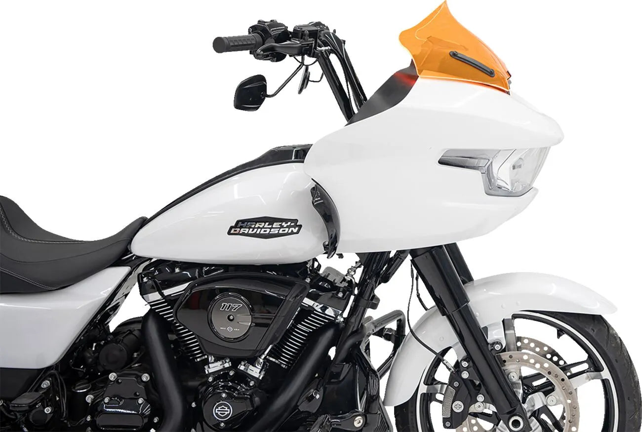 Parabrisas Ice Kolor Flare 10" naranja para Harley Davidson