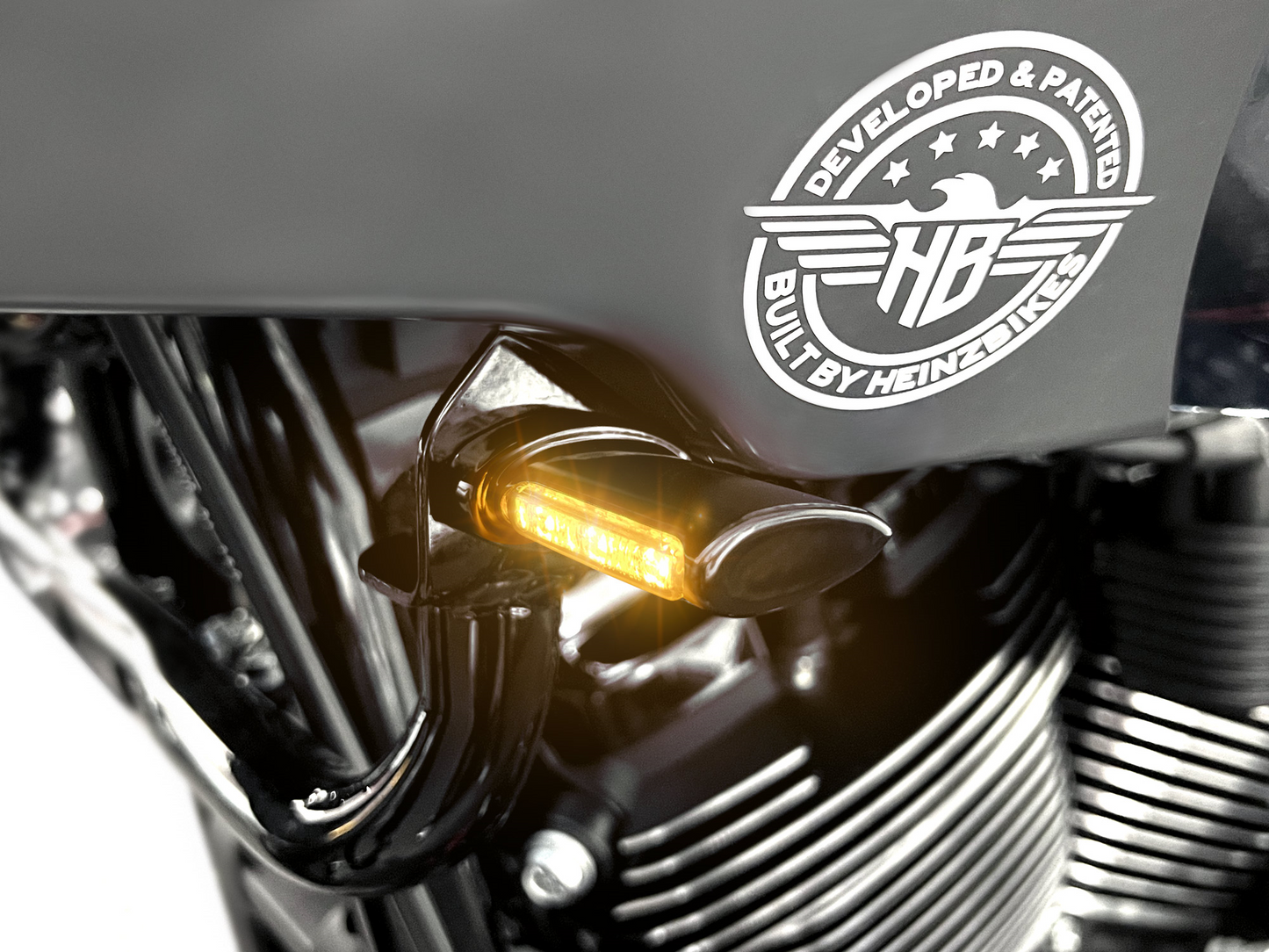 ST Intermitentes Classic Con Ancho Maximo Indicador 56Mm Para Harley Davidson