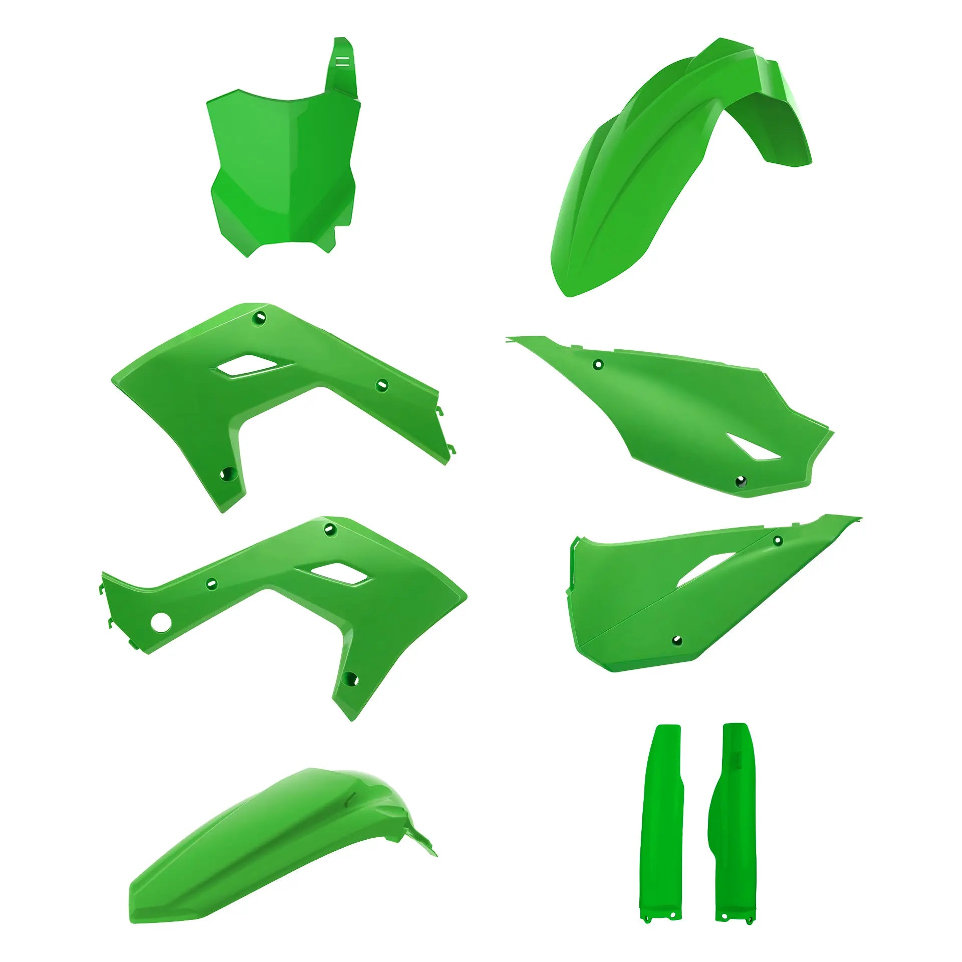 Kit De Carrocería Restyle24 Verde Para Kawasaki KX125/250 03-08