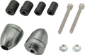 Handlebar end plugs "BULLET" gray for motorcycle