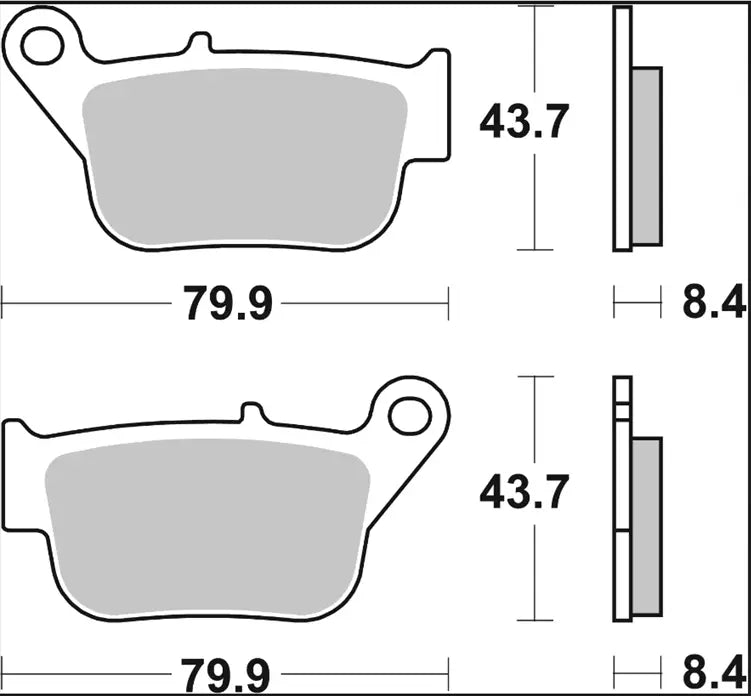Pastilla de freno cerámico para Yamaha YP 250 R