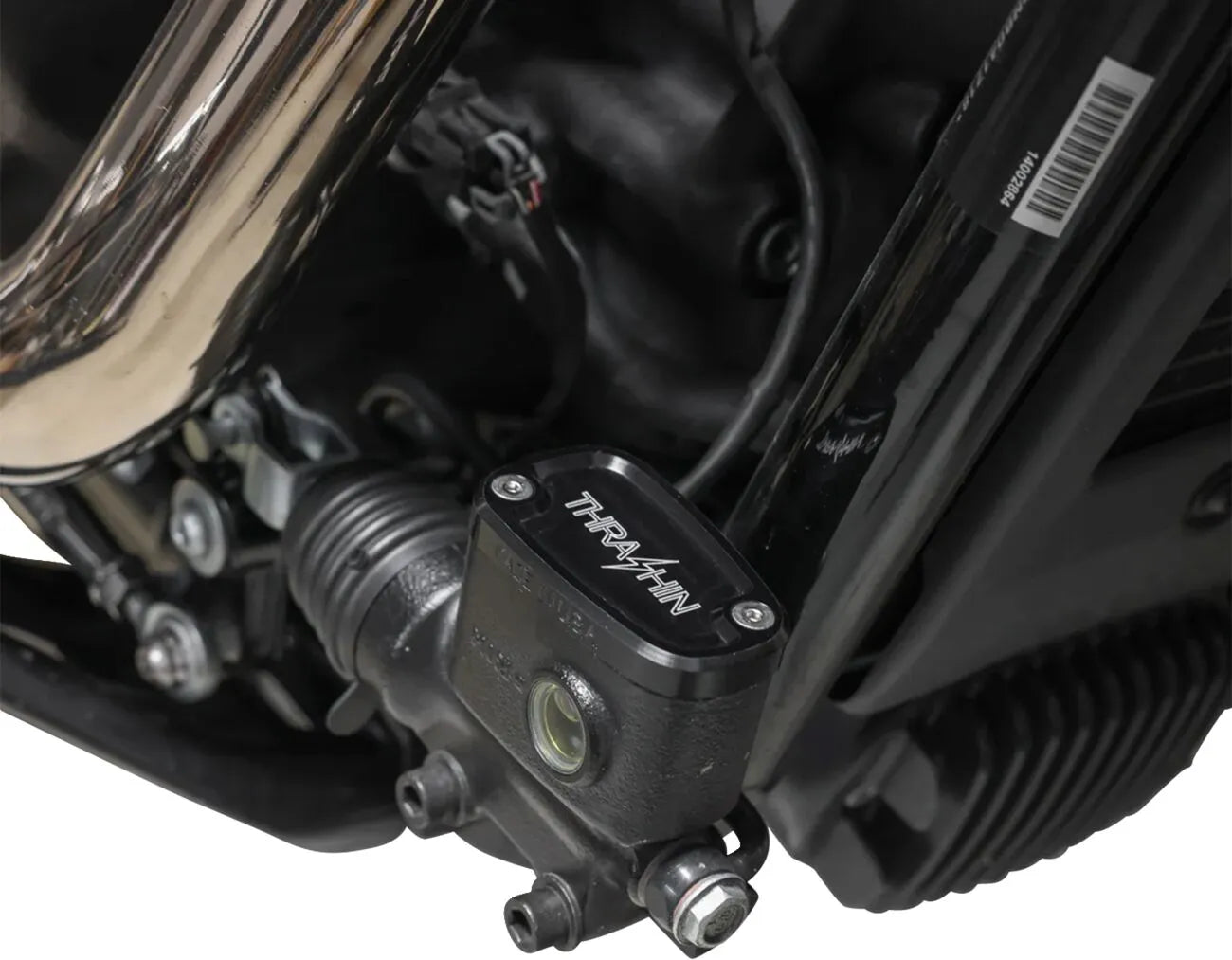 Rear brake reservoir cover for Harley Davidson Softail