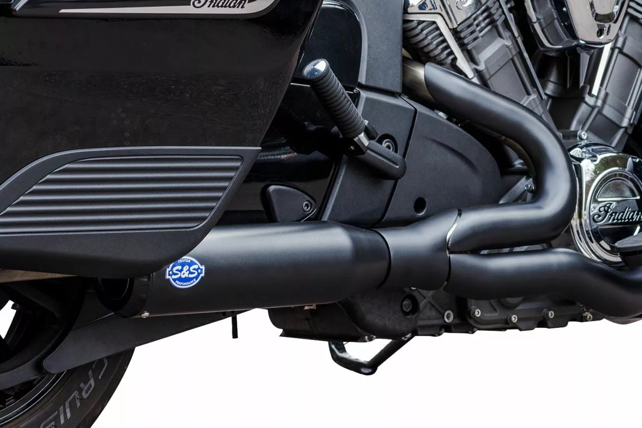 Sistemas De Escape 2 En 1 Qualifier Guardian Black Para Indian