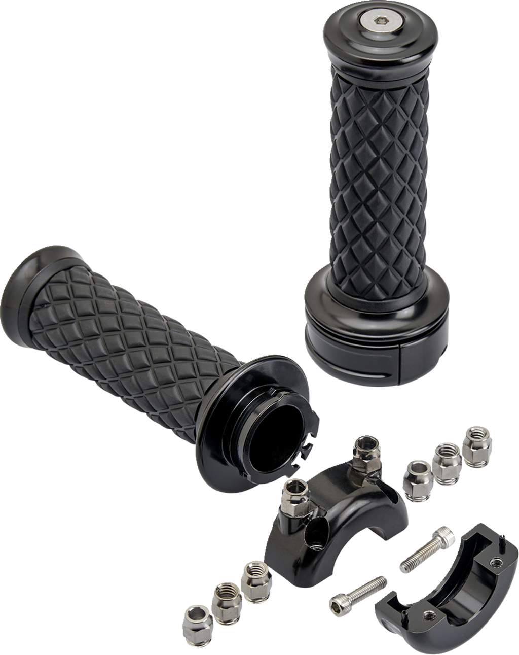 Puños Alumicore Cromo Para Harley Davidson