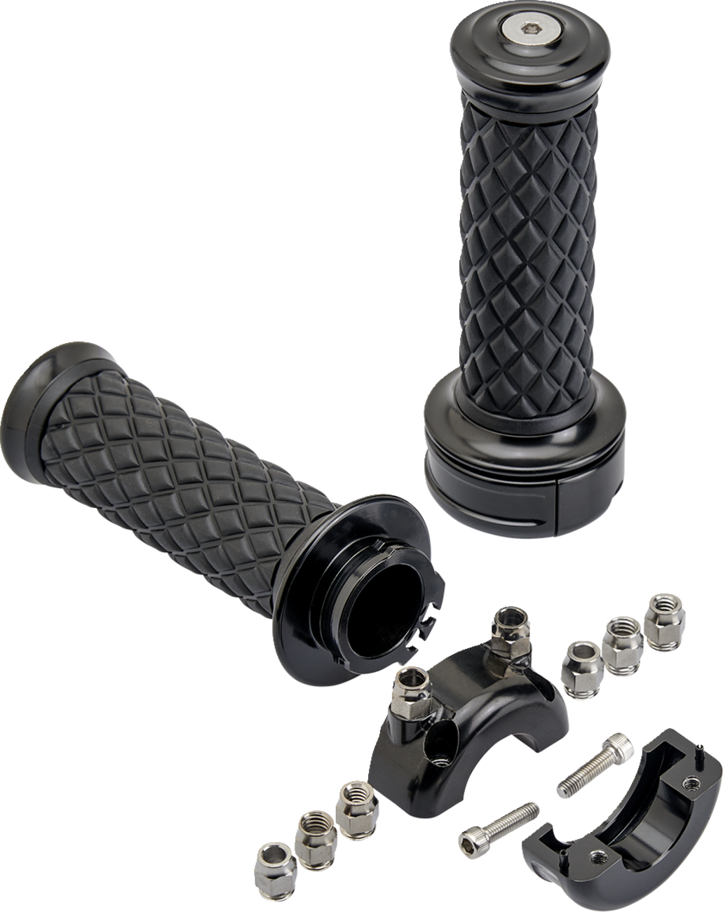 Puños Alumicore Cromo Para Harley Davidson