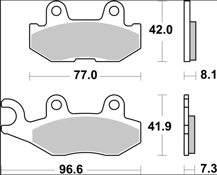 Sintered Offroad Brake Pad for Yamaha