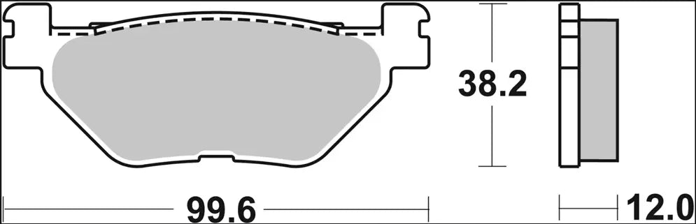 Keramikbremsbeläge für Yamaha