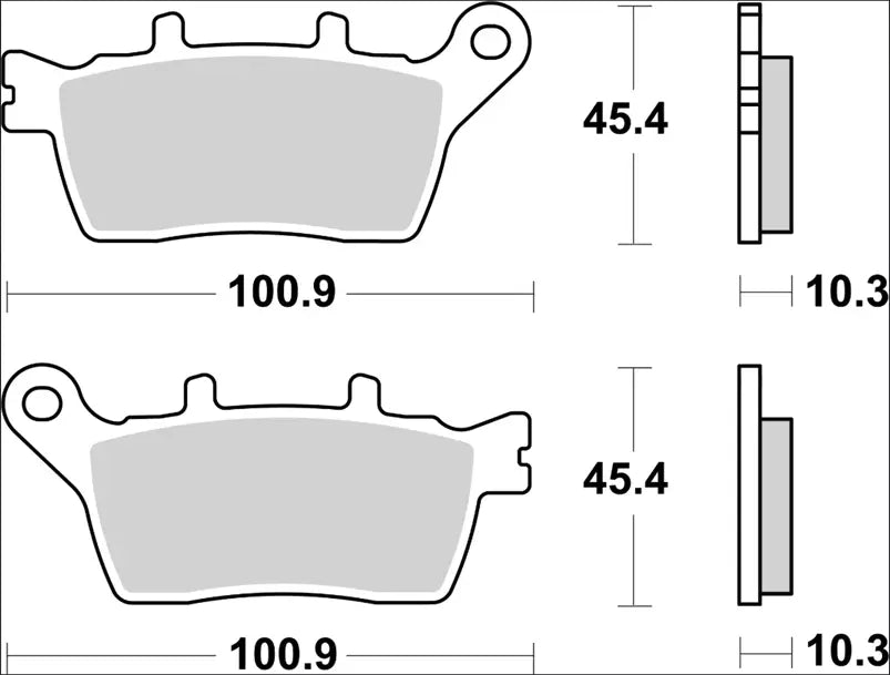 Bremsbelag Sinter für Yamaha