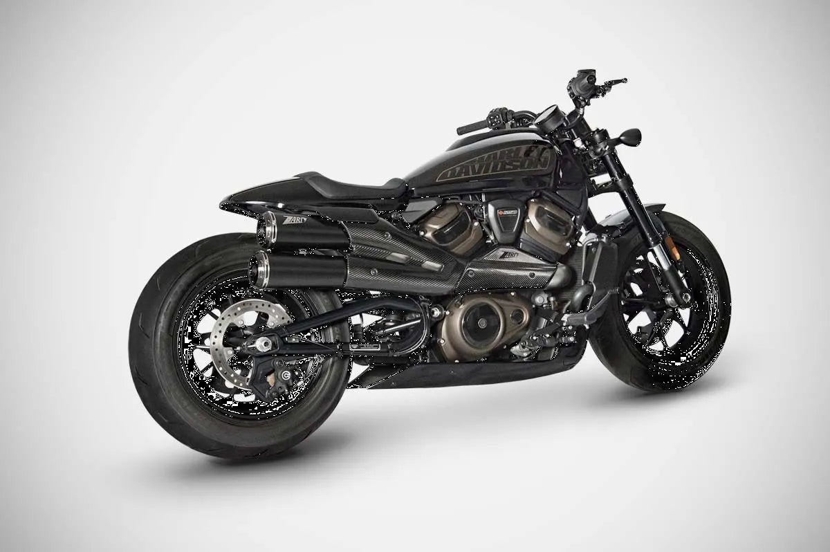ZARD , Escape 2:2 SLIP-ON para Harley Davidson Sportster