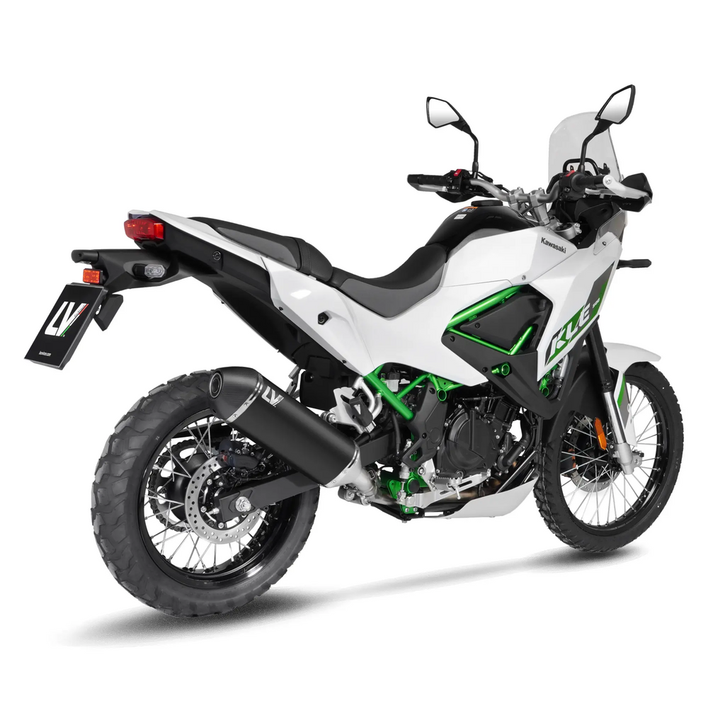Silenziatore Slip-On LV-14 Black Edition per KAWASAKI KLE 500