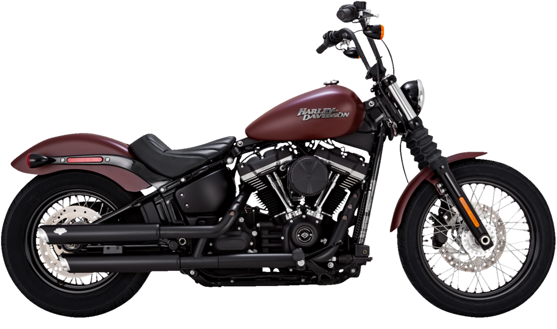 Silenciadores Deslizables Twin Slash De 3" Negros Para Harley Davidson