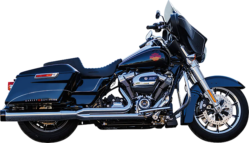 Sistema De Escape Sidewinder 2 En 1 Cromado Para Harley Davidson M8 Touring
