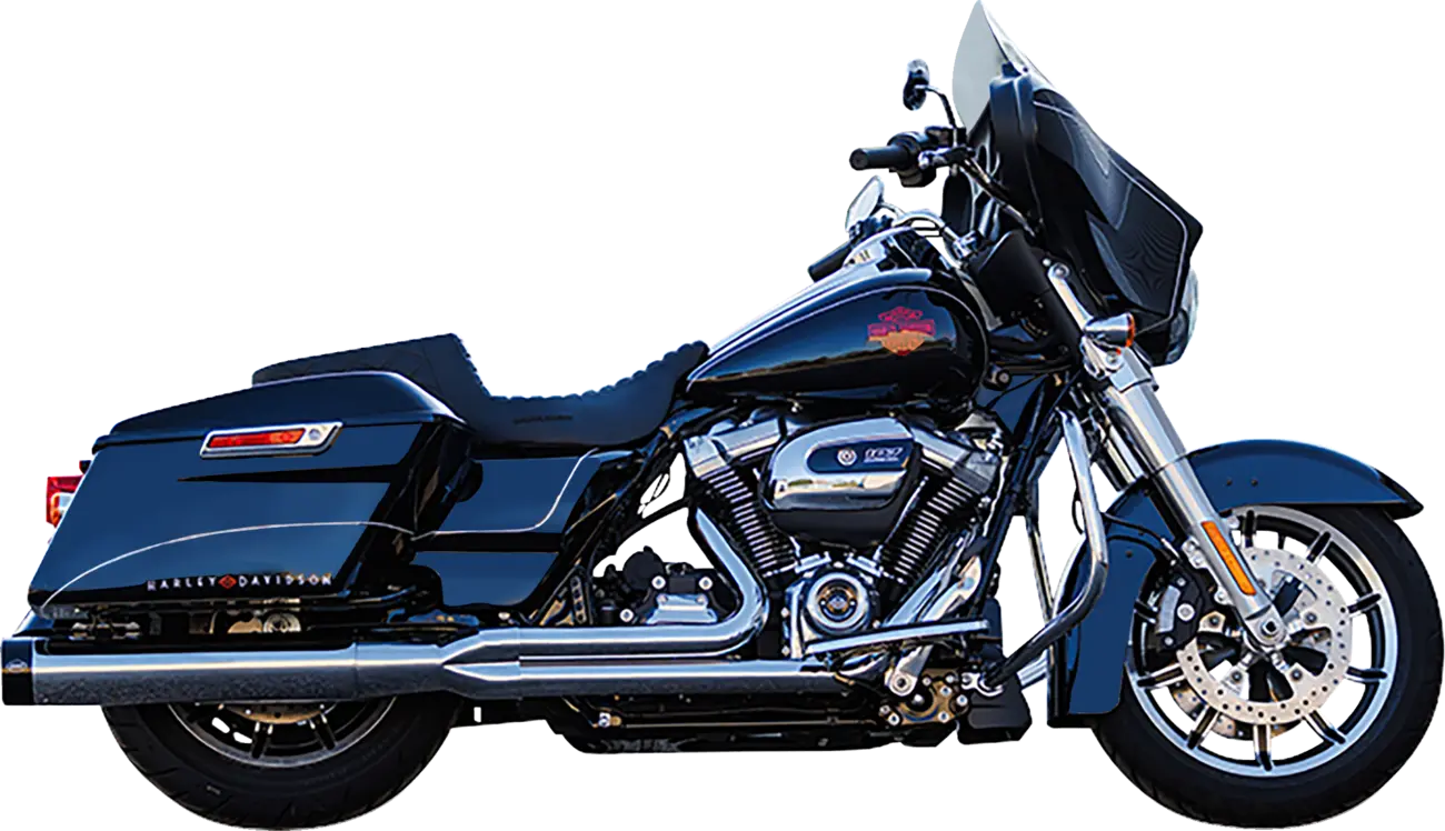 Sistema De Escape Sidewinder 2 En 1 Cromado Para Harley Davidson M8 Touring