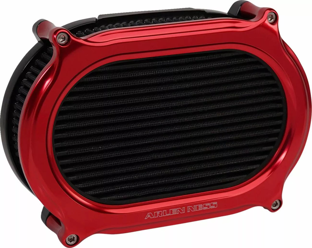 Stage II Oval Performance Red Air Filter Kit for Harley Davidson