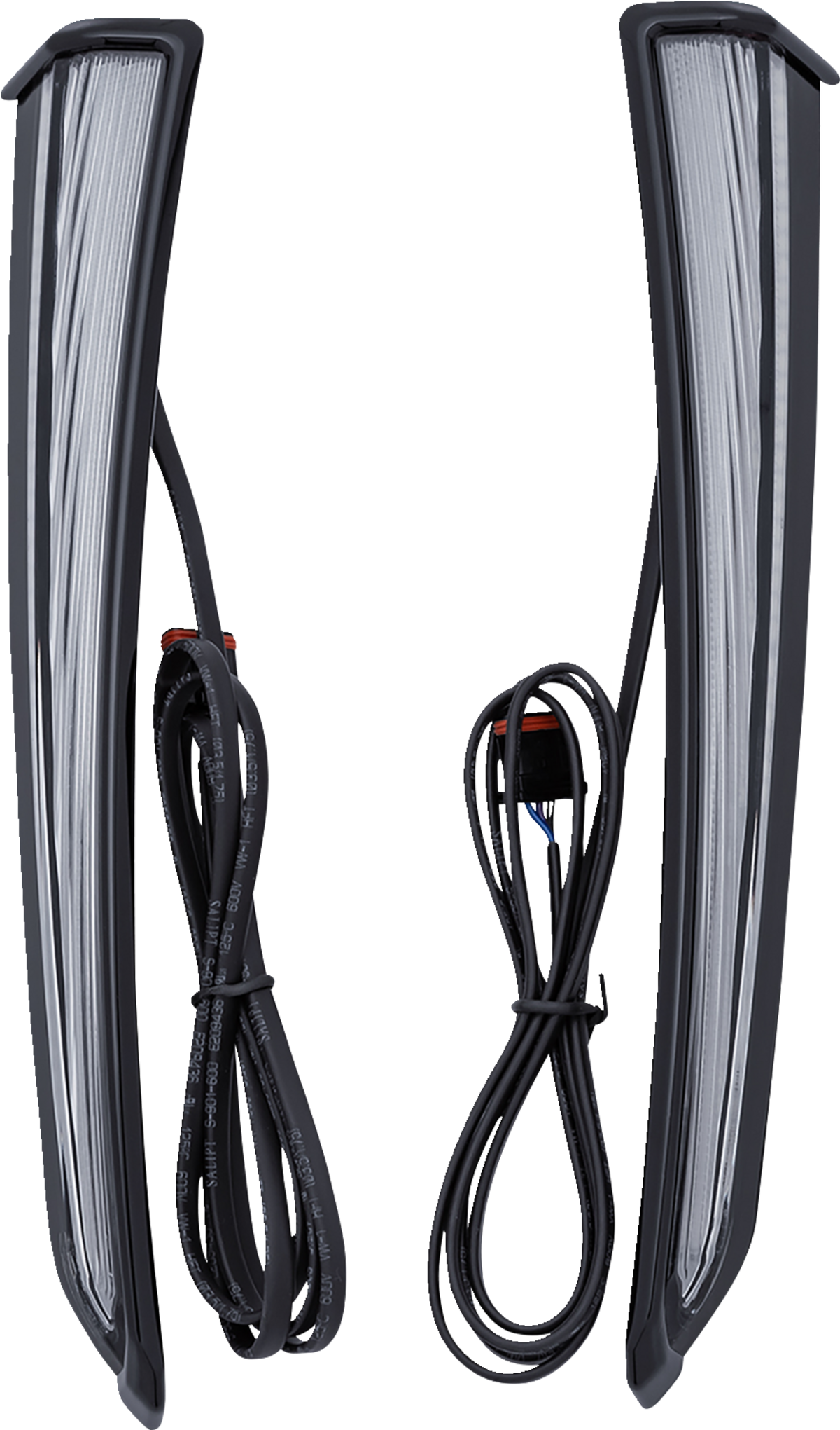 Fang® Untere Verkleidungslichter Schwarz für Harley Davidson