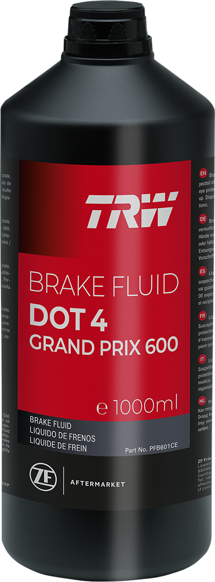 Brake fluid 1l dot4 grand prix 600