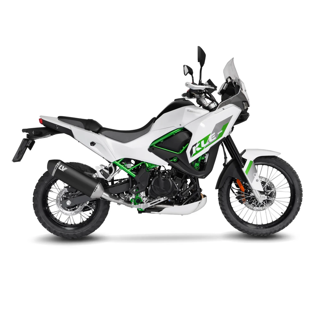 Silenziatore Slip-On LV-14 Black Edition per KAWASAKI KLE 500