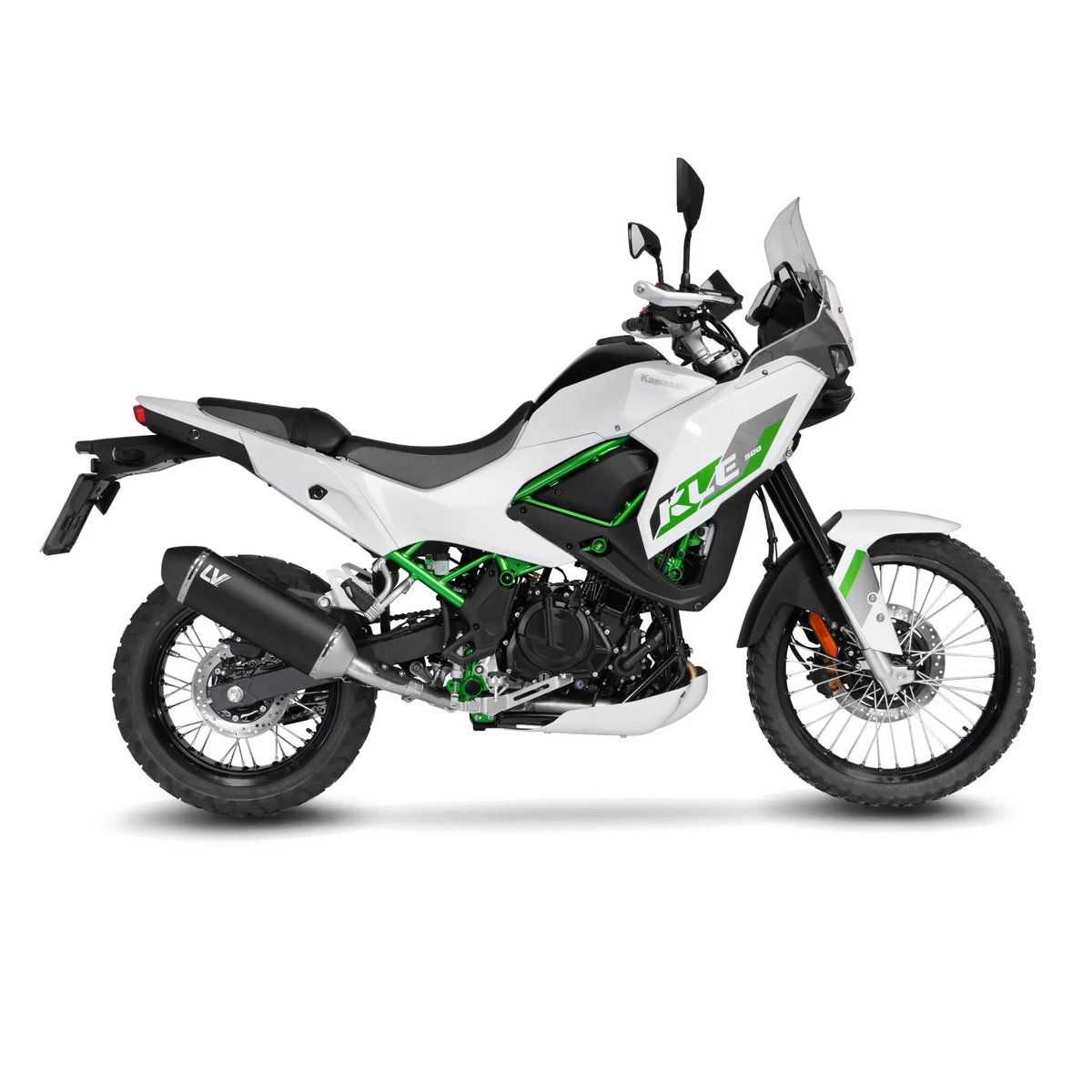 Silencieux Slip-On LV-14 Black Edition pour KAWASAKI KLE 500