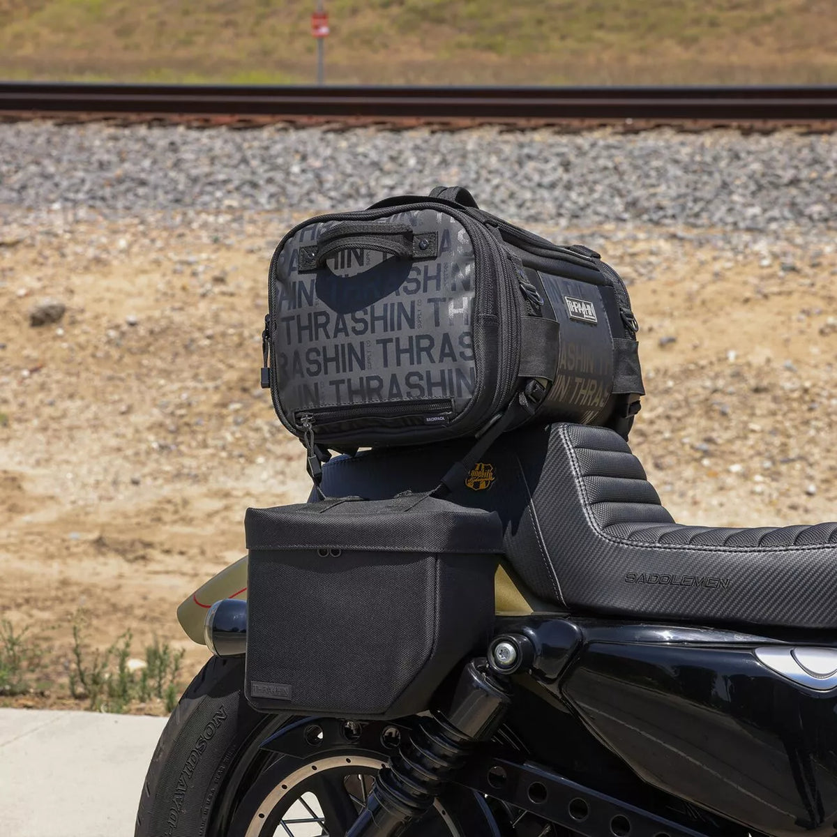 Trashin Essential Mini 8L Satteltaschen für Harley Davidson