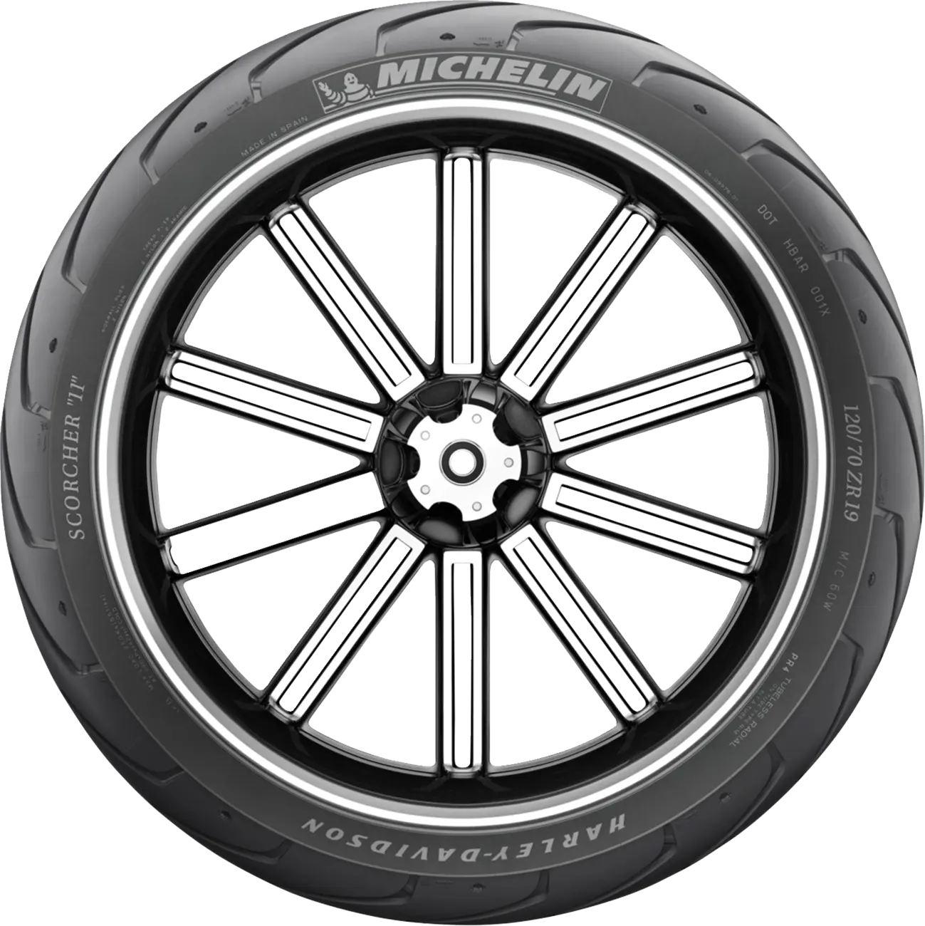 Scorcher 11 SCHR11 F 100/80-17 52H TL Front Tire for Harley Davidson