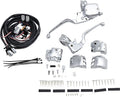 CHROME HANDLEBAR CONTROL KITS WITH MECHANICAL CLUTCH FOR HARLEY-DAVIDSON