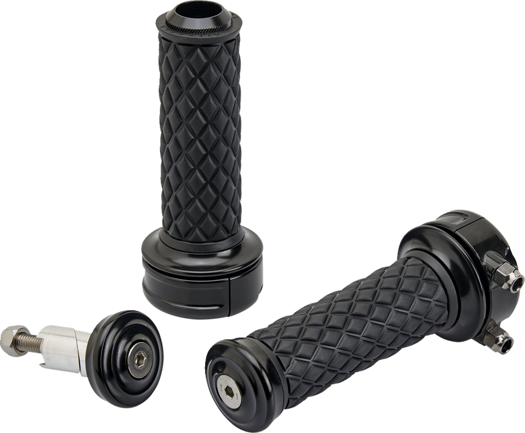 Puños Alumicore Cromo Para Harley Davidson