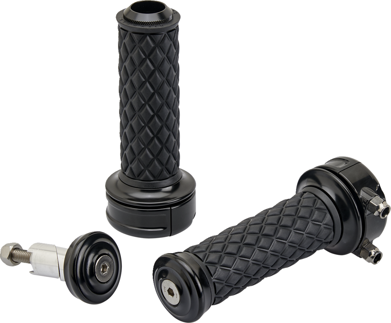 Puños Alumicore Cromo Para Harley Davidson