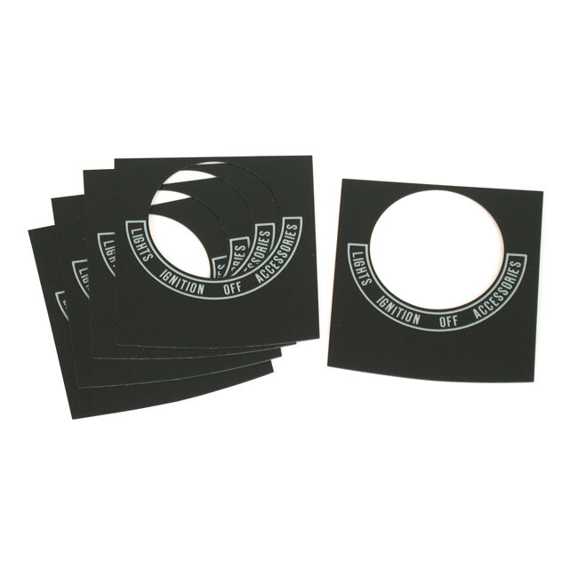 Zündschalter-Aufkleber für Harley Davidson