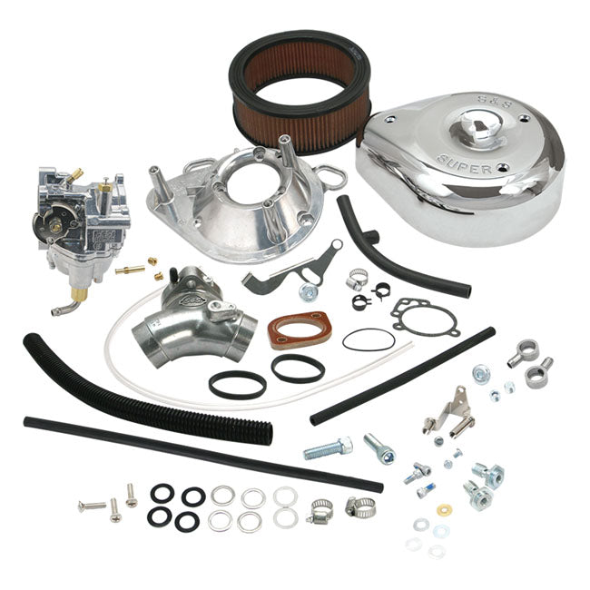 S&S, Super E Carburetor Kit voor Harley-Davidson 93-99 Evo Big Twin