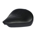 Fitzz, asiento individual personalizado llama negra para Harley Davidson