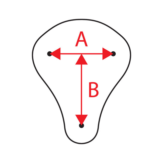 FITZZ, CUSTOM SOLO SEAT. BLACK FLAME. SMALL. 4CM THICK