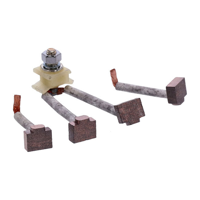 Juego De Escobillas (4), Motor De Arranque Prestolite Para Harley Davidson