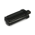 Flat-Style Rail Kick Pedal with Rubber Inserts. Black for Harley-Davidson
