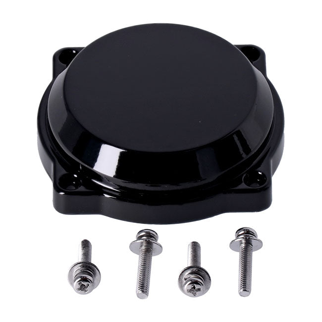 Obere CV-Vergaserabdeckung in glänzendem Schwarz für Harley Davidson