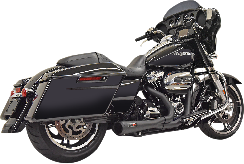 Escape Para Harley-Davidson Touring M8 Bassani Road Rage 2:1 Short Negro
