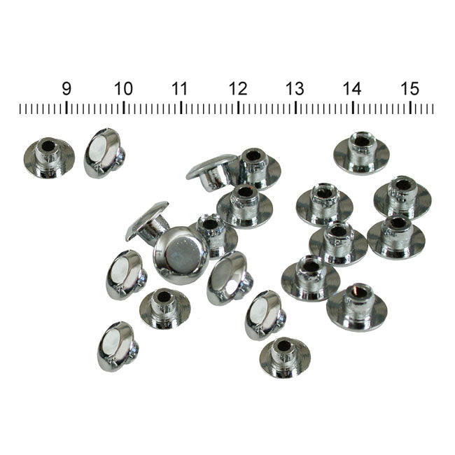 1/4" Pilz-Inbusstecker. Verchromt für Harley Davidson