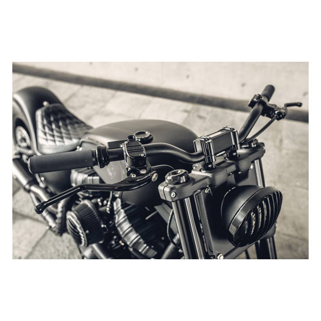 Abrazadera manillar velocimetro integrado para Harley-Davidson