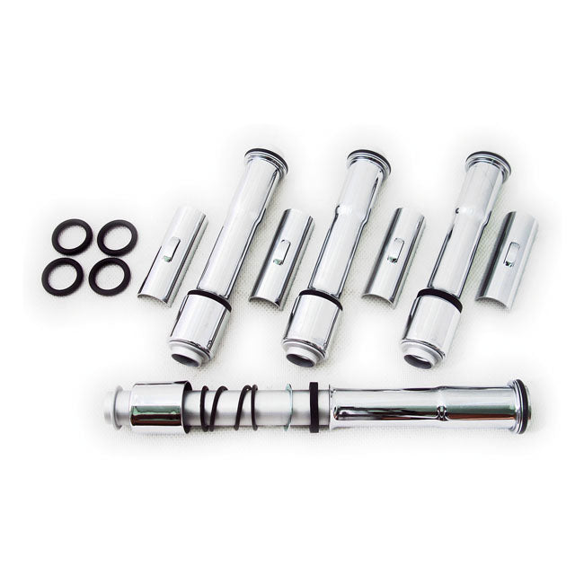 Kit Completo De Tapa De Varilla De Empuje De Múltiples Piezas 04-Up XL. Cromo Para Harley Davidson